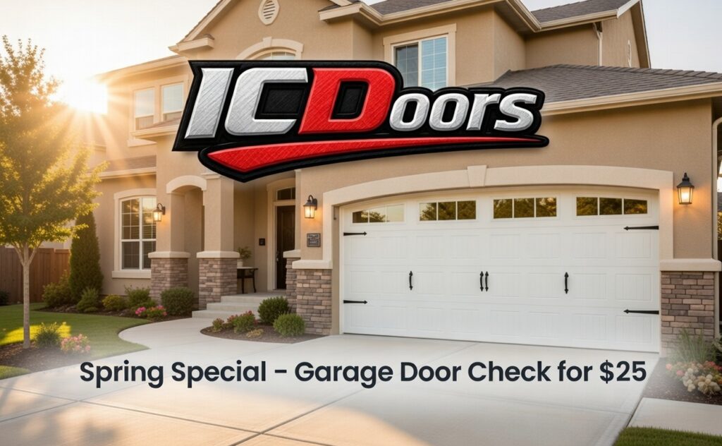 Spring garage door maintenance service in Toronto – ICDoors $25 inspection special